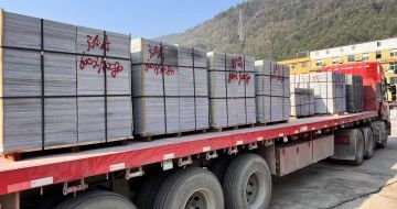 嘉兴 芝麻灰地铺石出货日常