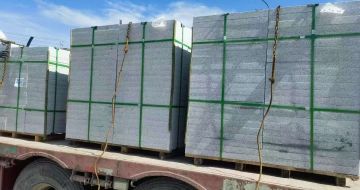 嘉兴 芝麻白花岗岩地铺石装车日常