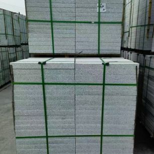 嘉兴 芝麻白火烧，园林广场市政工程地铺石，1.8~5.0厚均有现货