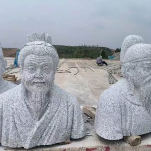 嘉兴 白麻花岗岩石材人物立体雕刻