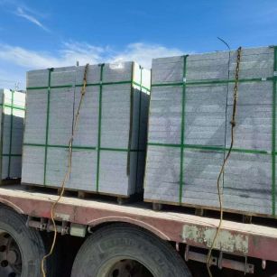 嘉兴 芝麻白花岗岩地铺石装车日常