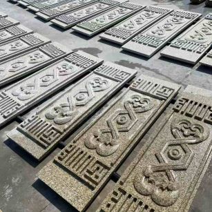 嘉兴 黄金麻花岗岩外墙雕刻板