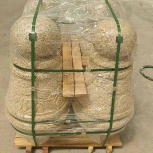 嘉兴 黄金麻异形定制雕花——棒棒糖挡车柱