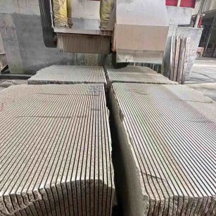 嘉兴 车间生产日常，黄金麻白麻花岗岩