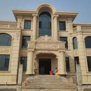 嘉兴 黄金麻花岗岩别墅外墙干挂