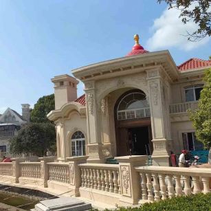 嘉兴 黄金麻花岗岩欧式别墅