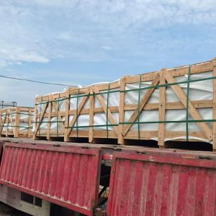 嘉兴 芝麻白花岗岩地铺石出口专车-泰国游