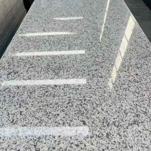 嘉兴 白麻花岗岩光面毛板