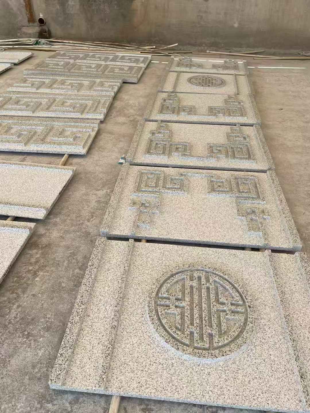 嘉兴 白麻花岗岩外墙立面雕刻板