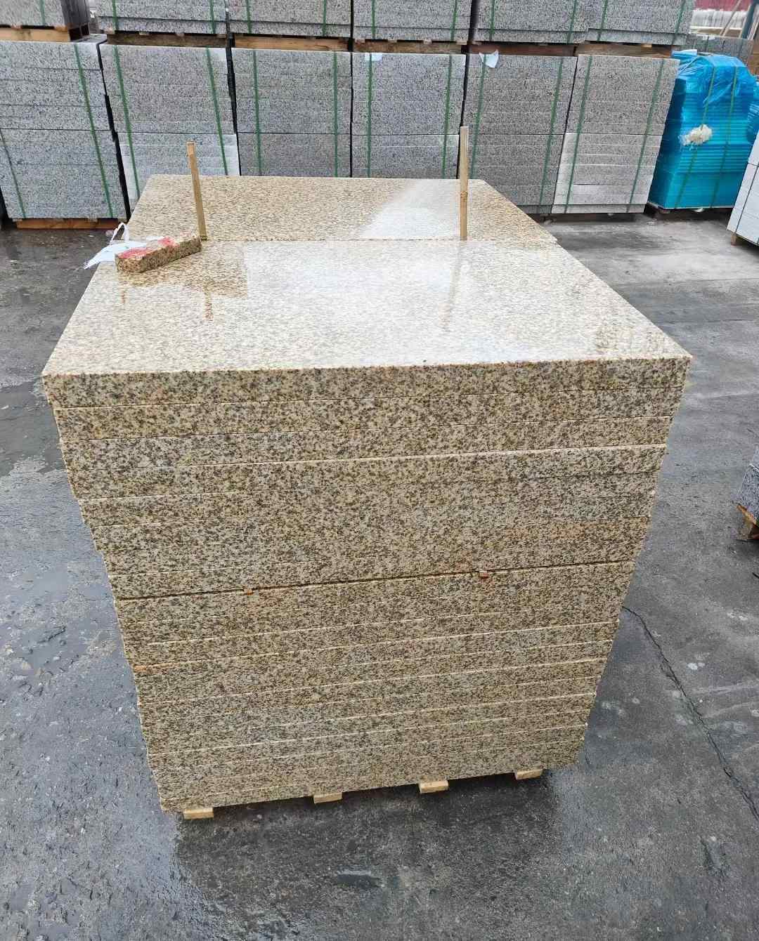 嘉兴 湖北黄金麻花岗岩石材荔枝面外墙石材