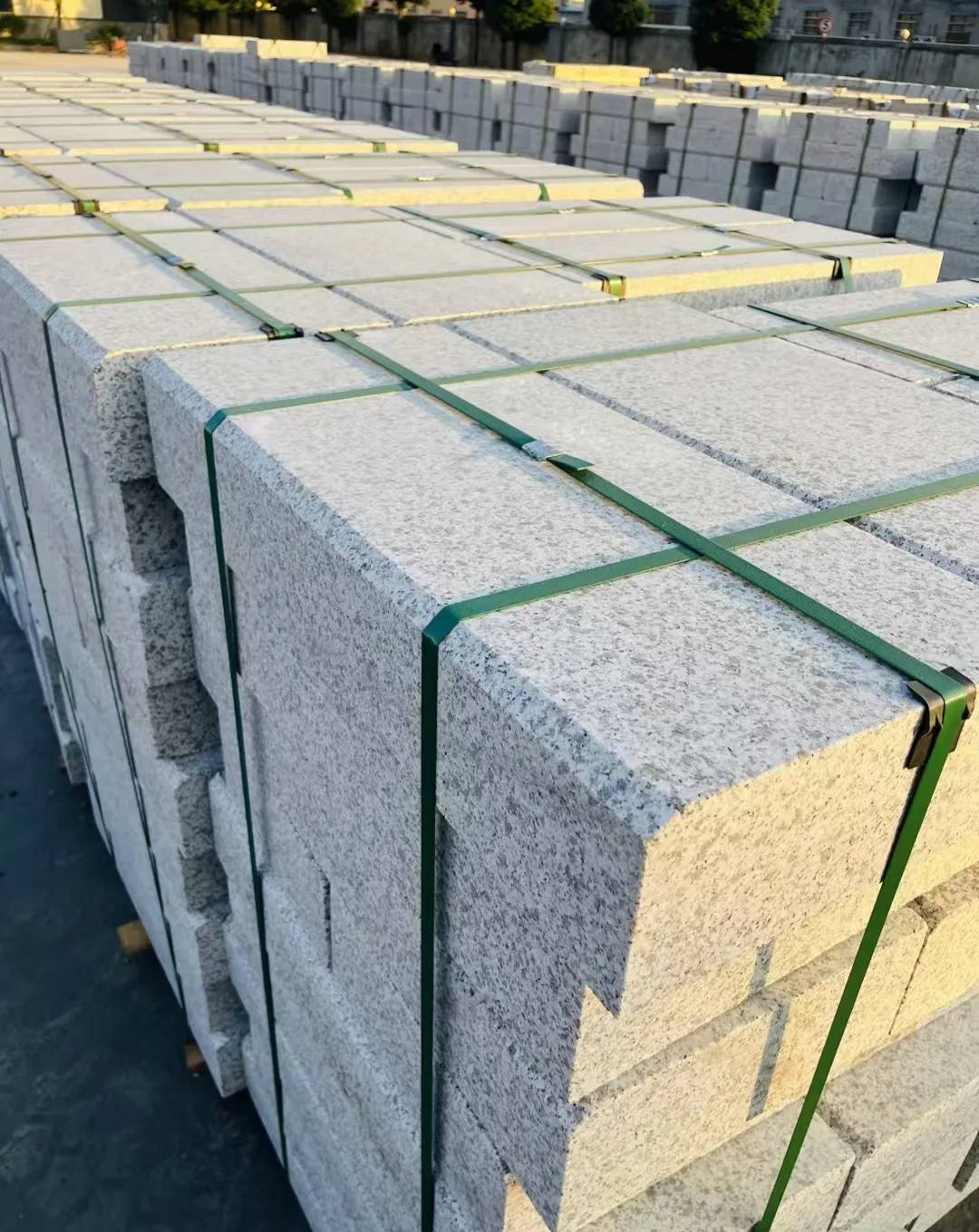 嘉兴 白麻花岗岩路沿石，马路牙子，路缘石，平石，立缘石等