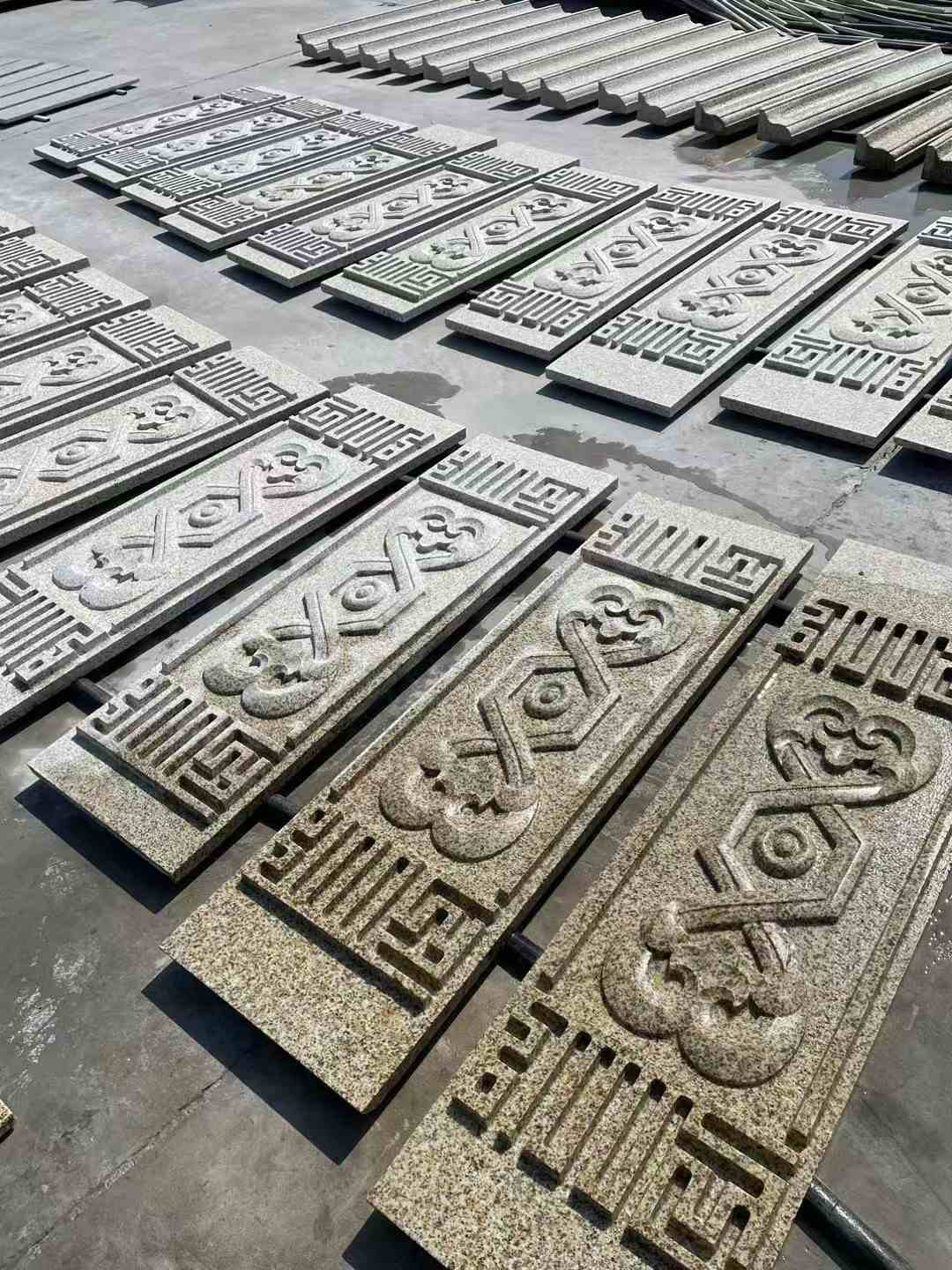 嘉兴 黄金麻花岗岩外墙雕刻板