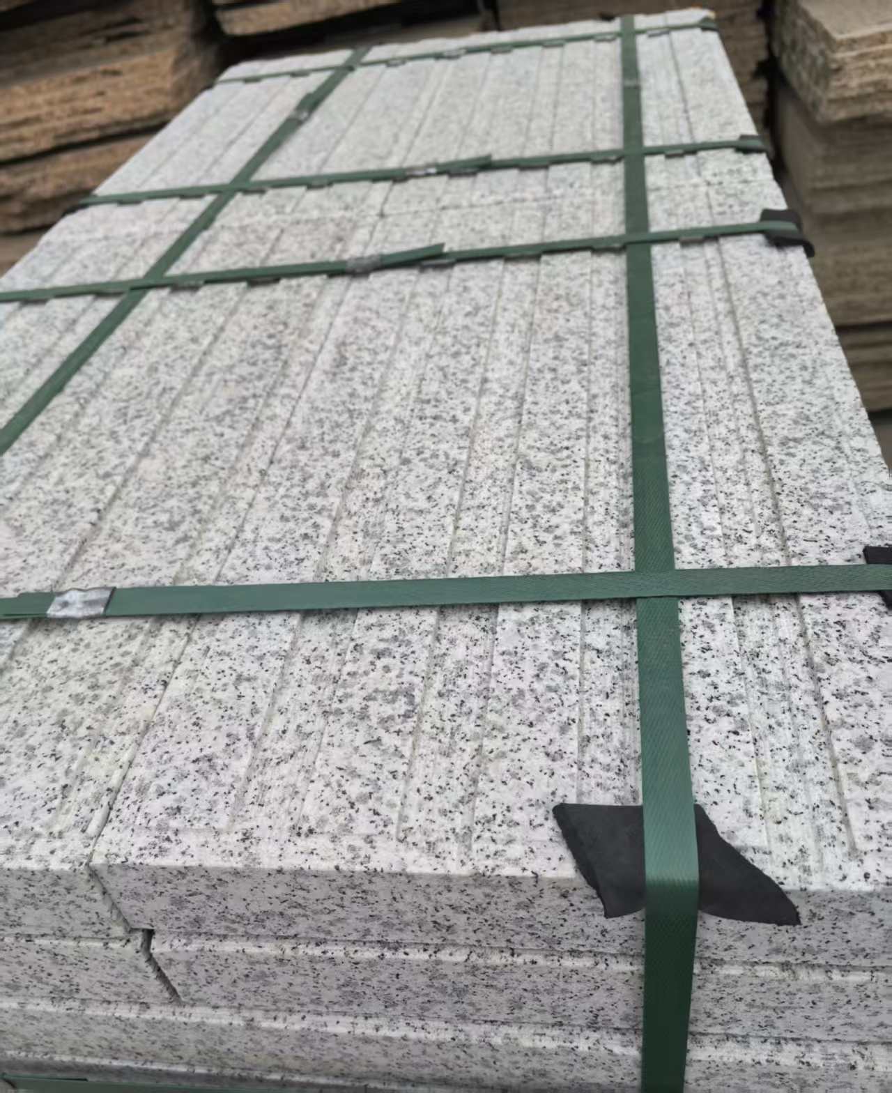 嘉兴 白麻花岗岩直行盲道石，盲条，地铺石