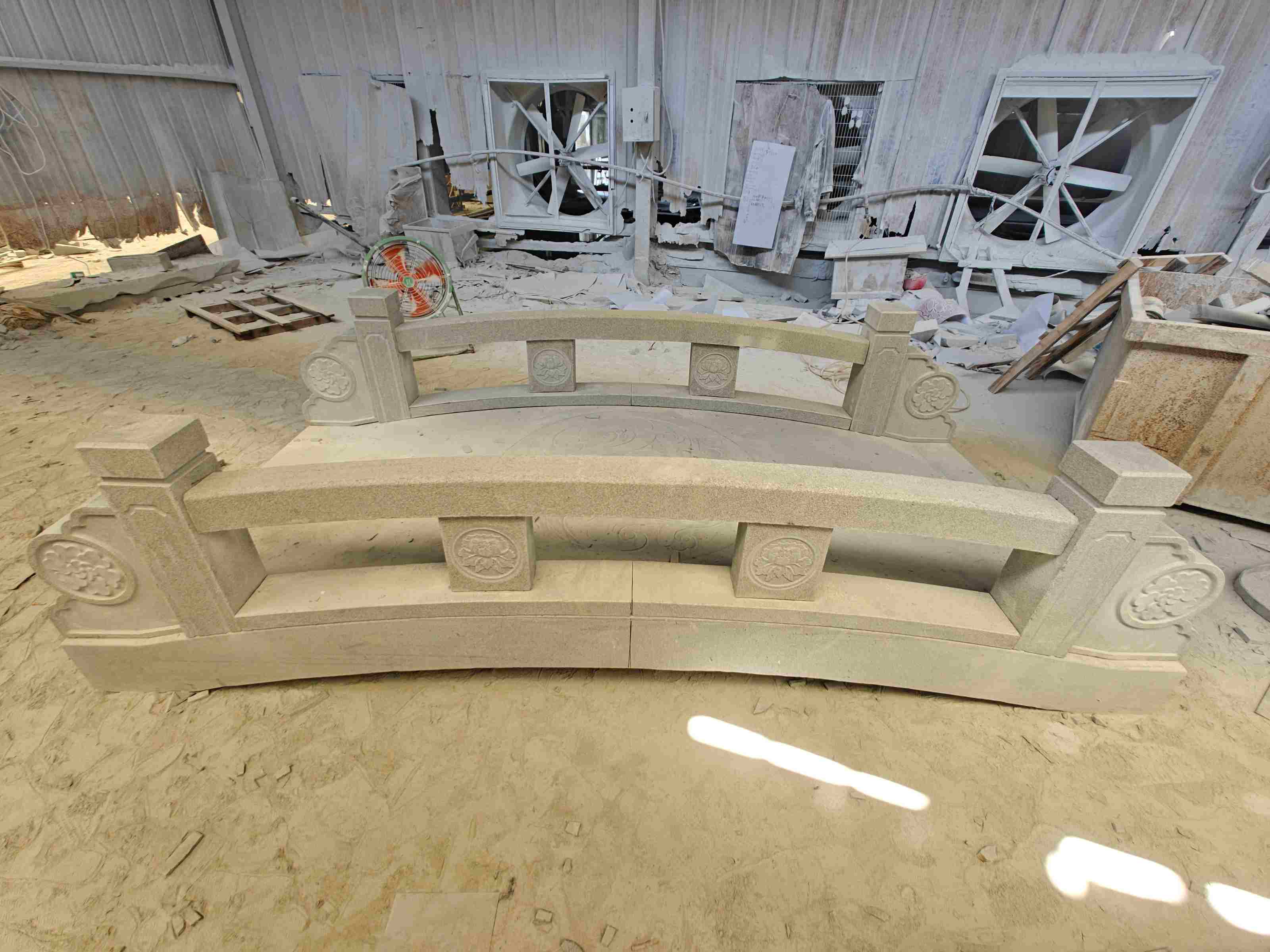 嘉兴 芝麻灰花岗岩异形加工-拱桥，石桥