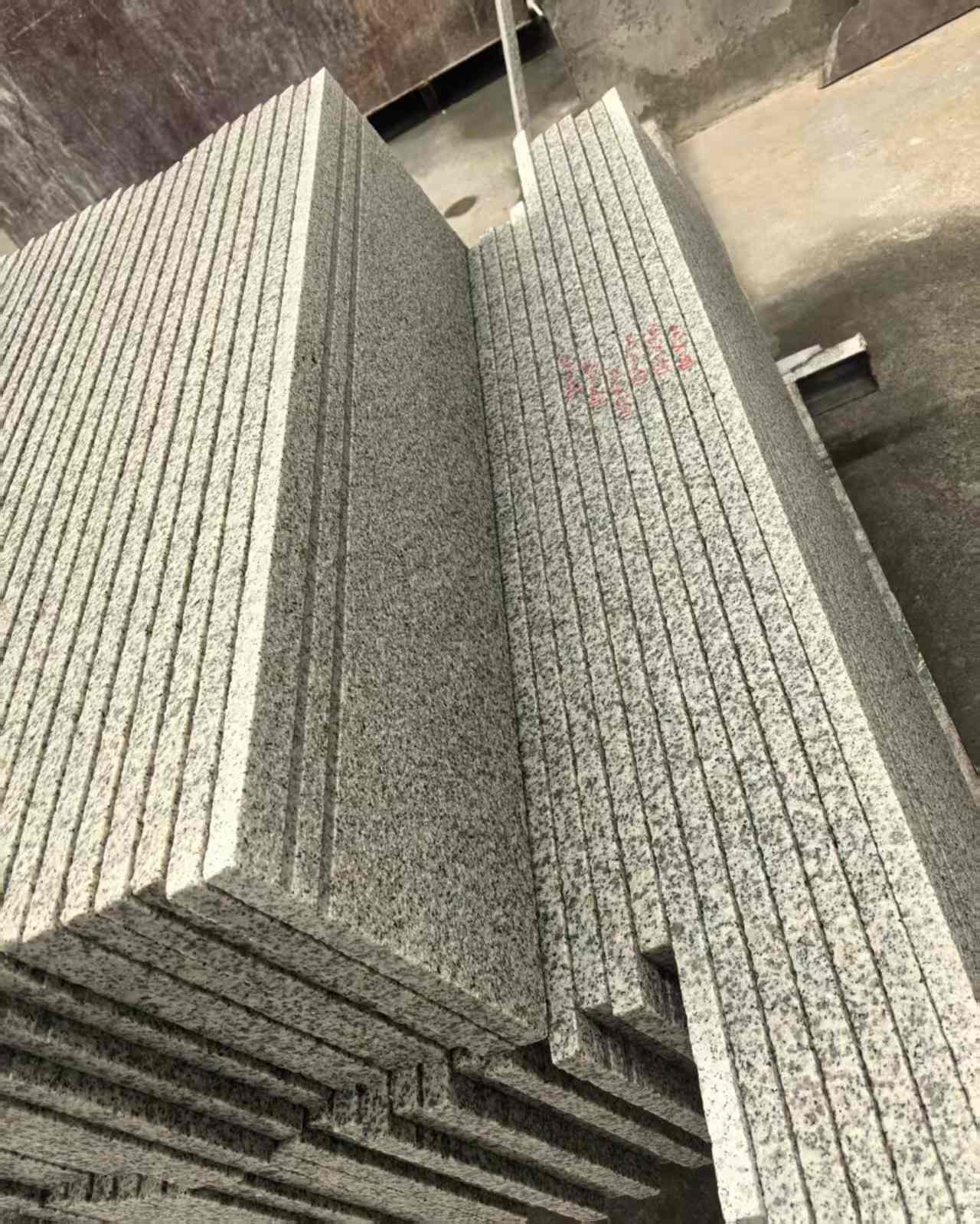 嘉兴 白麻荔枝面花岗岩楼梯踏步