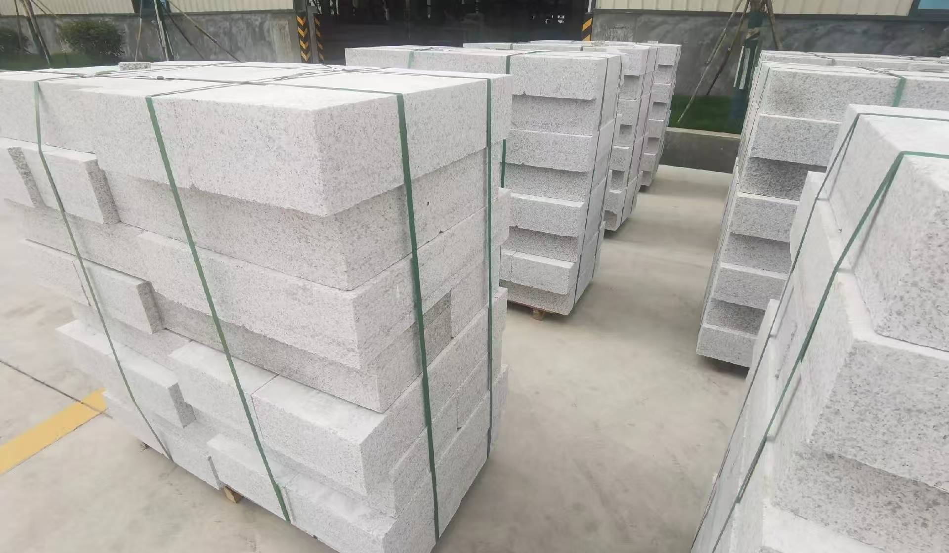 嘉兴 白麻花岗岩路沿石，立缘石，平缘石，路牙石，道牙石，马路牙子等