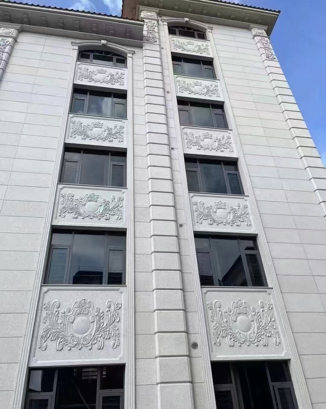 嘉兴 白麻荔枝面花岗岩别墅外墙干挂