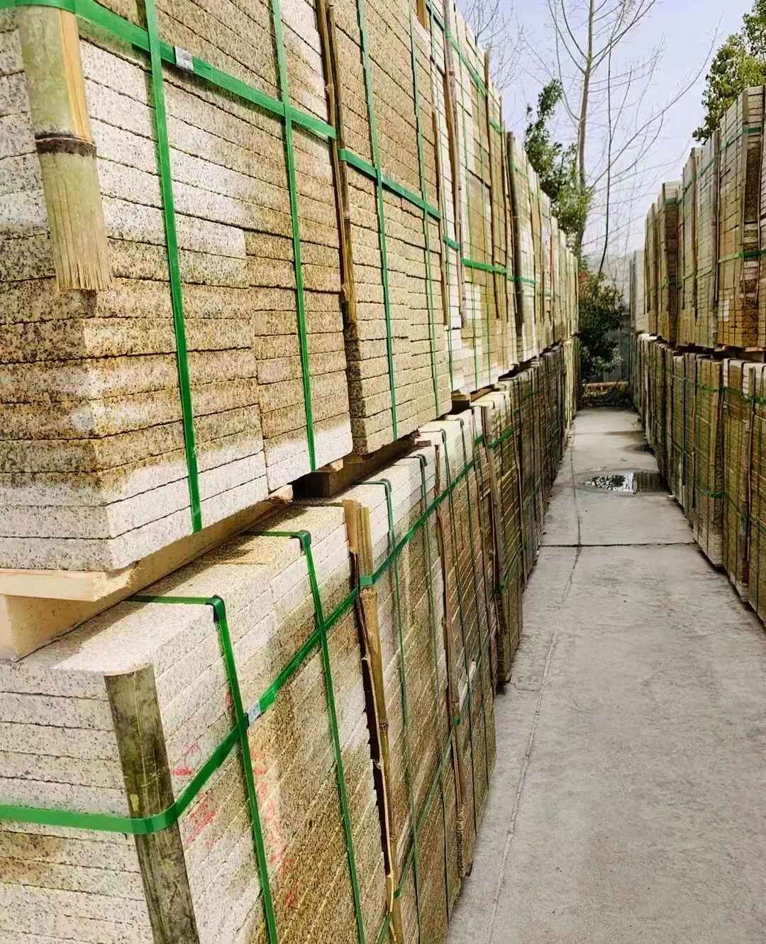 嘉兴 黄金麻花岗岩荔枝面地铺石