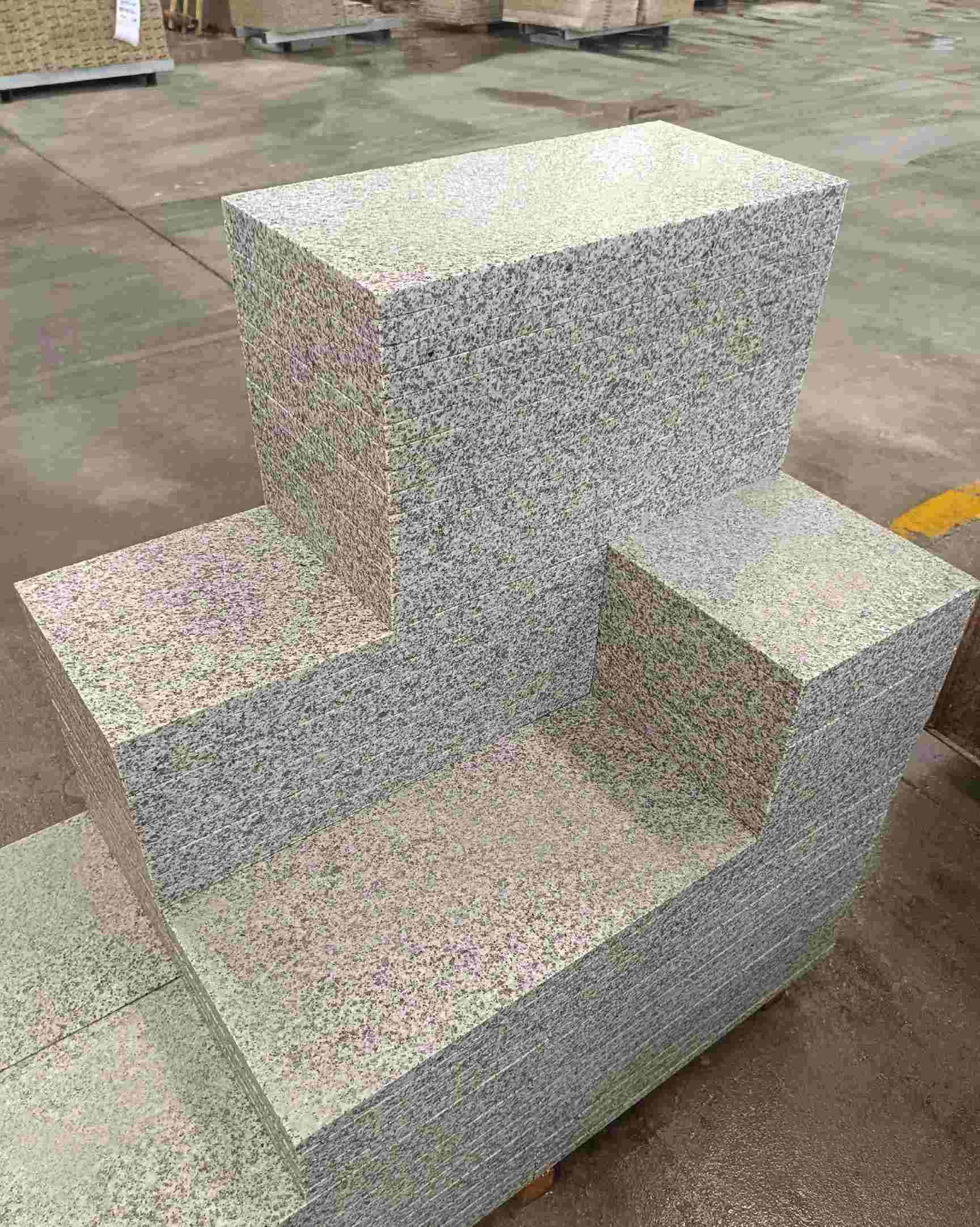 嘉兴 白麻花岗岩荔枝面地铺石