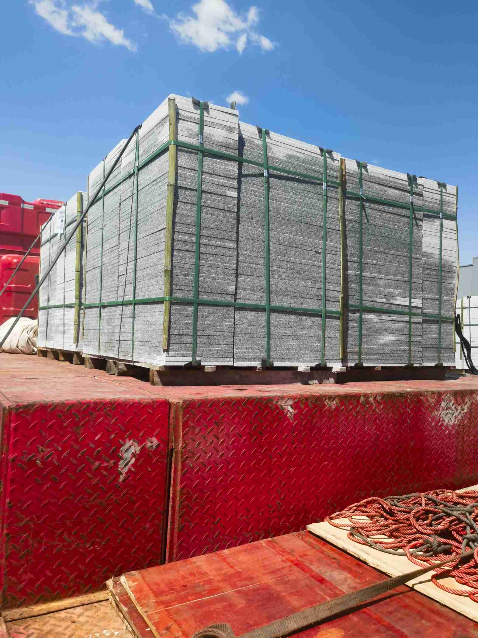 嘉兴 芝麻白火烧规格板地铺石300*600/600*600