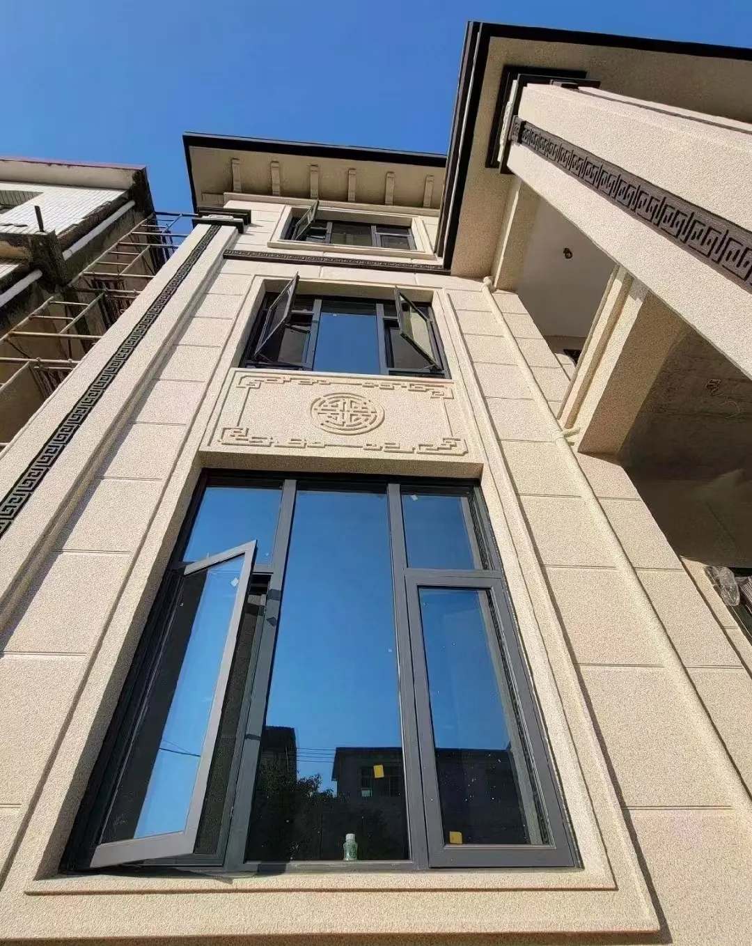 嘉兴 黄金麻荔枝面别墅外墙干挂效果展示